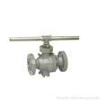 300lb Free Leakage API 6D Casting Trunnion Ball Valve For C